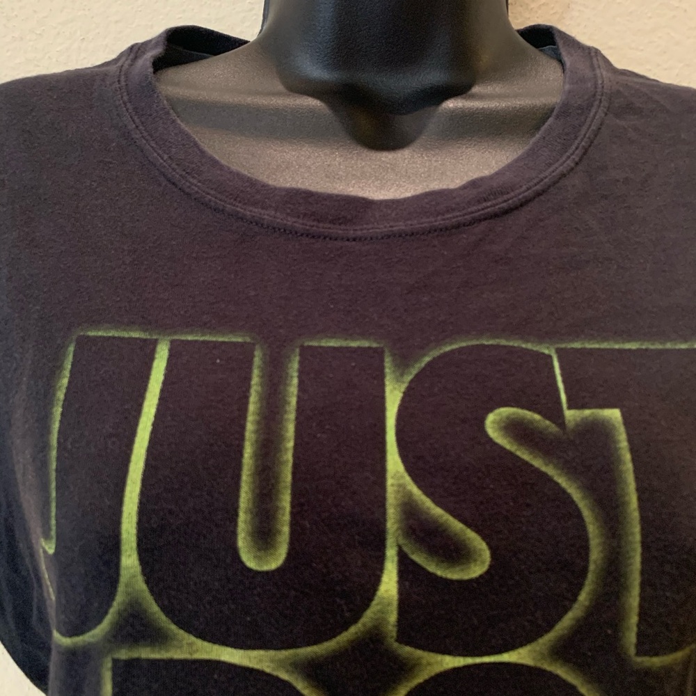 Nike DriFit Just Do It Black Short Sleeve T Shirt - Picture 5 of 7